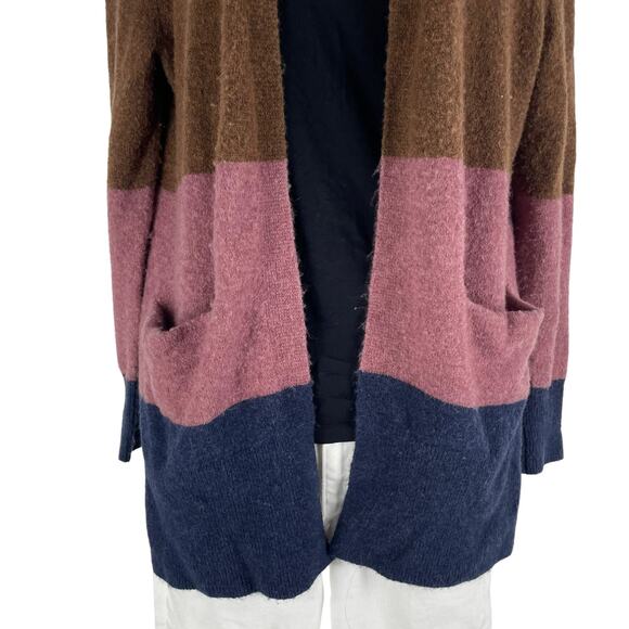 Madewell Kent Striped Colorblock Cardigan in Coziest Yarn Size XS - Picture 5 of 9